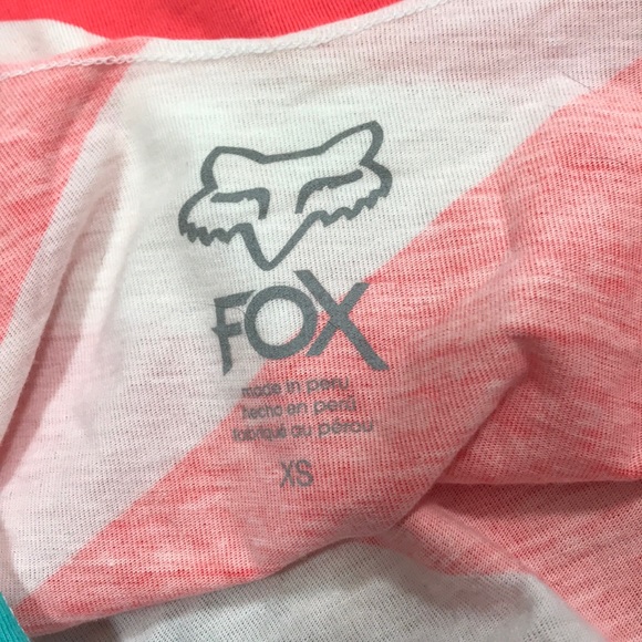Fox American Flag Low Back Tank Top 4th July - Picture 5 of 6